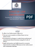 Ethics in Law Enforcement