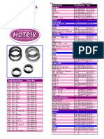 Fork Seal Size 2015