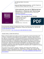 2013 - Michael A.B. Deakin - Theano the worl's first female mathematician - International Journal of Mathematical Education in Science and Technology