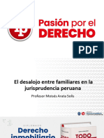 El Desalojo Entre Familiares en La Jurisprudencia Peruana PDF Gratis