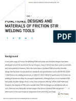 Functions, Designs and Materials of Friction Stir Welding Tools - TWI