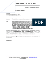 Carta #35-2023 Certificado de Conformidad Tecnica