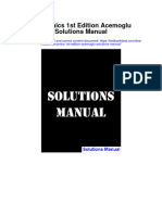 Instant Download Economics 1st Edition Acemoglu Solutions Manual PDF Full Chapter