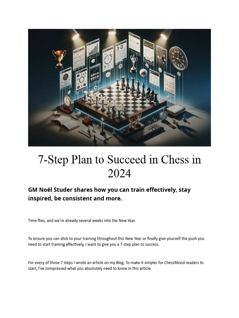 7 Steps to Chess Success in 2024 | PDF | Chess | Traditional Board Games