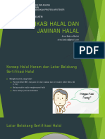 Sertifikasi Halal Dan Jaminan Halal 2022