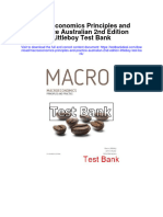 Instant Download Macroeconomics Principles and Practice Australian 2nd Edition Littleboy Test Bank PDF Full Chapter