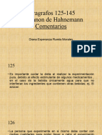 Paragrafos 125-145 Del Organon Hanemmaniano.