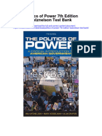 Instant download Politics of Power 7th Edition Katznelson Test Bank pdf full chapter