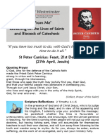 ST Peter Canisius Leaflet