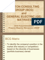BCG - GE MATRIX-English