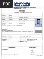 Admit Card Template | PDF | Computing