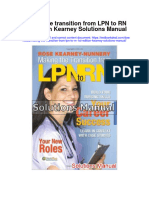 Instant Download Making The Transition From LPN To RN 1st Edition Kearney Solutions Manual PDF Full Chapter