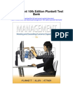 Instant Download Management 10th Edition Plunkett Test Bank PDF Full Chapter