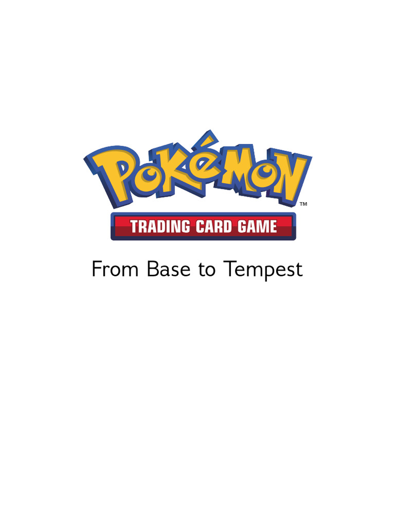 Pokemon TCG List | PDF | Pokémon | Nintendo Franchises