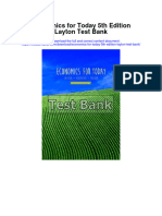 Instant Download Economics For Today 5th Edition Layton Test Bank PDF Full Chapter