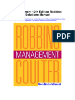 Instant Download Management 12th Edition Robbins Solutions Manual PDF Full Chapter