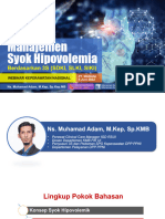 Materi 3 - Manajemen Syok Hipovolemia - Ns. Muhamad Adam MKep. SP - kep.MB