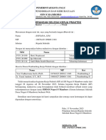 Format Surat Keterangan Selesai Kerja Praktek