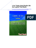 Instant Download Economics For Today Asia Pacific 5th Edition Layton Test Bank PDF Full Chapter