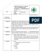 Prosedur Pengelolaan Laporan Bulanan Program Gizi