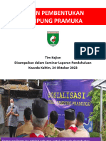 Presentasi Laporan Pendahuluan Kajian