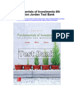 Instant Download Fundamentals of Investments 8th Edition Jordan Test Bank PDF Full Chapter