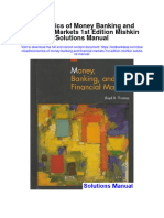 Economics of Money Banking and Financial Markets 1st Edition Mishkin Solutions Manual