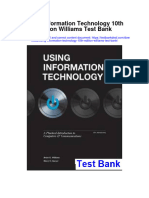 Instant Download Using Information Technology 10th Edition Williams Test Bank PDF Full Chapter