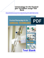Instant Download Practical Pharmacology For The Surgical Technologist 1st Edition Junge Test Bank PDF Full Chapter