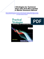 Instant Download Practical Strategies For Technical Communication With 2016 Mla Update 2nd Edition Markel Solutions Manual PDF Full Chapter