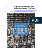 Instant Download Practical Research Planning and Design 12th Edition Leedy Test Bank PDF Full Chapter