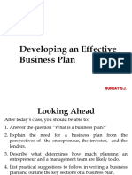 Developing Effective Business Plan