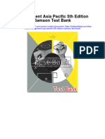 Instant Download Management Asia Pacific 5th Edition Samson Test Bank PDF Full Chapter