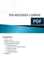 1 - Polarizarea Luminii