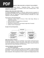 UNIT 4 Project Organization and Conflict Management