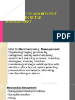 Merchandise Assortment Planning in Retail Management