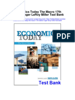 Instant Download Economics Today The Macro 17th Edition Roger Leroy Miller Test Bank PDF Full Chapter