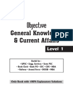 General Knowledge & Current Affairs: Objective