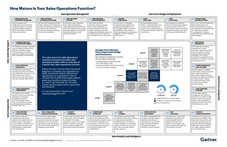 Sales Operation Score Framework | PDF | Sales | Strategic Management