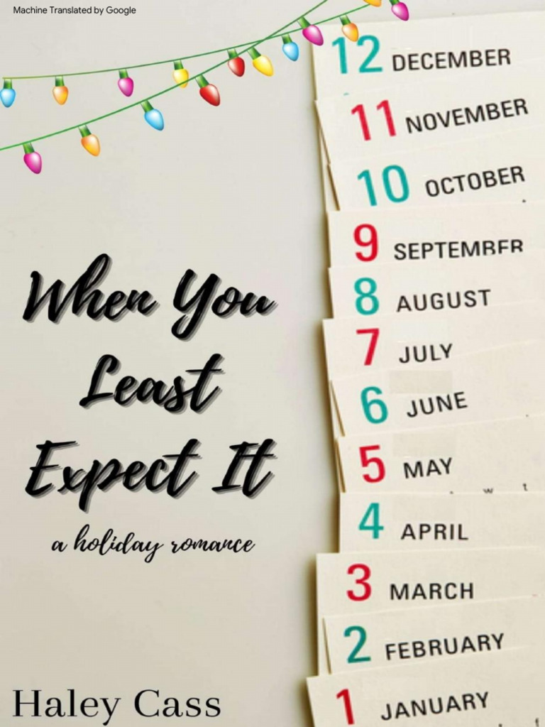 When You Least Expect It (Haley Cass) (Traduccion), PDF, Navidad