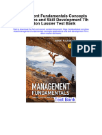 Instant Download Management Fundamentals Concepts Applications and Skill Development 7th Edition Lussier Test Bank PDF Full Chapter