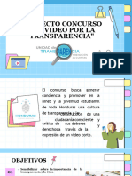 Proyecto Concurso "Un Video Por La Transparencia"