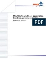 UF With Coagulant As Pre Filtration