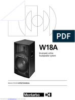 Bi-Amped, Active Loudspeaker System: Downloaded From Manuals Search Engine
