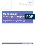Management of Ectopic Pregnancy