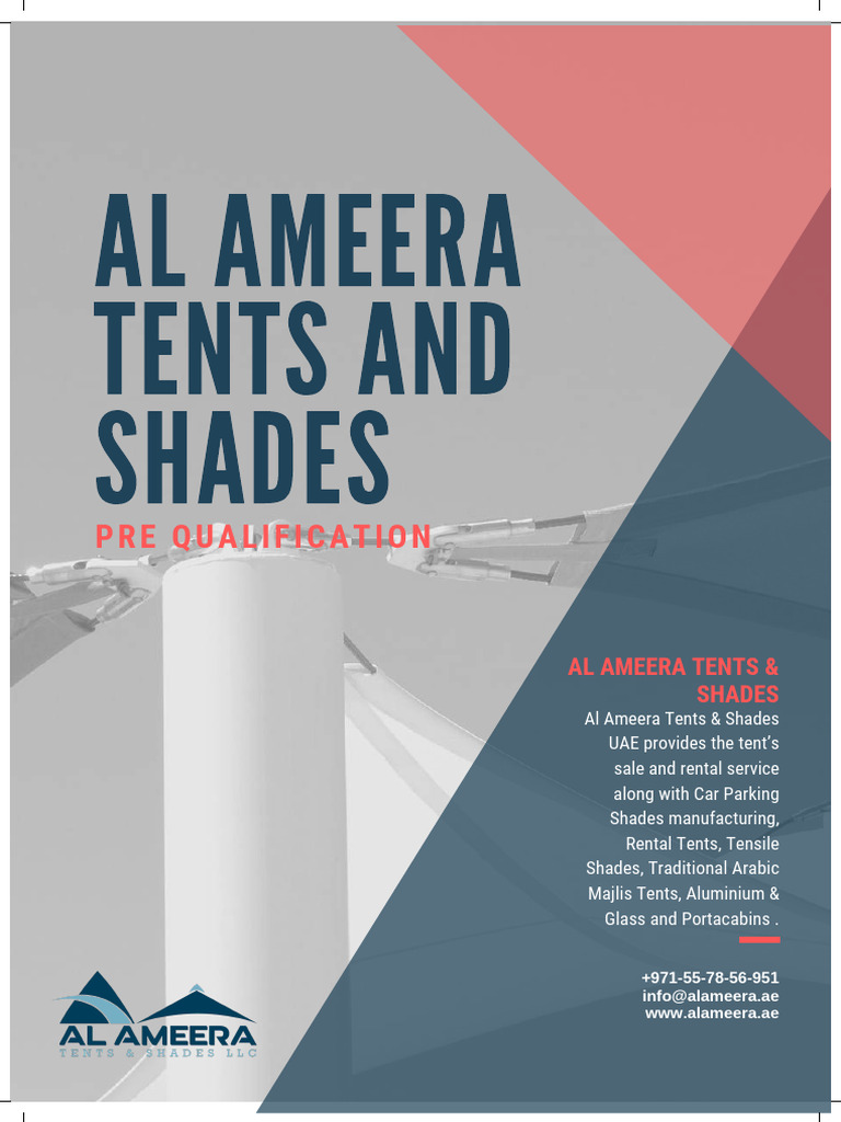 Pre Qualification Al Ameera Tents & Shades Download Free PDF Risk