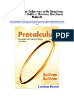 Instant Download Precalculus Enhanced With Graphing Utilities 6th Edition Sullivan Solutions Manual PDF Full Chapter
