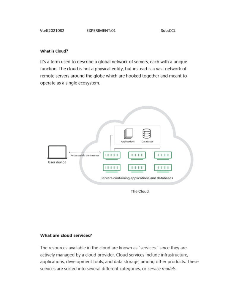 Shubham Patil Exp 1 | PDF | Cloud Computing | Software As A Service