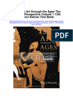 Instant download Gardners Art Through the Ages the Western Perspective Volume 1 13th Edition Kleiner Test Bank pdf full chapter