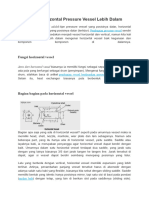 Memahami Horizontal Pressure Vessel Lebih Dalam